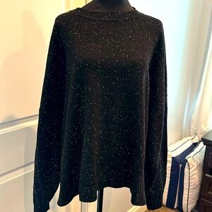 J.crew black cosmic sweater. Sized 3X women’s.